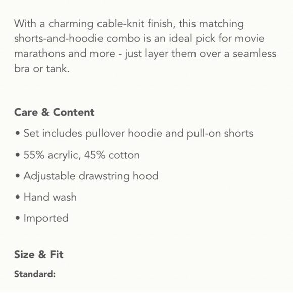 HP 💫Anthropologie Ellyn Hooded Cable Knit 2 piece Sweater Set S & L - Picture 12 of 13